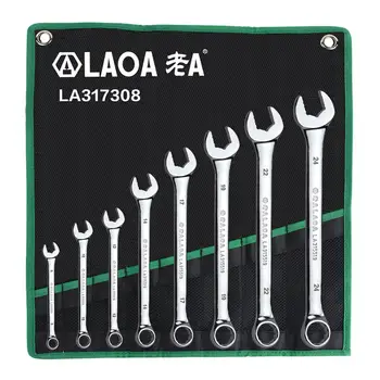 LAOA Kombinācija Uzgriežņu atslēgu Komplekts Soma ar Atvērtu Galu, Spline Beigām Instrumentu Komplekts Auto Remonts