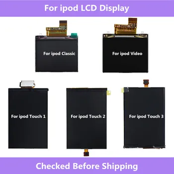 LCD Displeja modulis Digitālo Ierīču Rezerves Daļām, ipod 1/2/3/Video/Classic LCD Remonta daļas ipod Classic