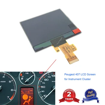 LCD Displejs Ekrānā Peugeot 407 Instrumentu Kopu Paneļa Pikseļu Remonts