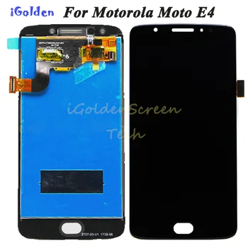 LCD displejs Priekš Motorola Moto E4 LCD Displejs, Touch Screen Digitizer Montāža XT 1762 XT1772 Displejs, Rezerves Daļas