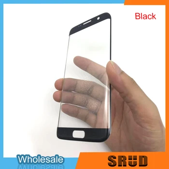 LCD Priekšējo Ārējo Stikla Objektīvs Samsung Galaxy S7 Malas G935 G935F Touch Ekrānu Nomaiņa