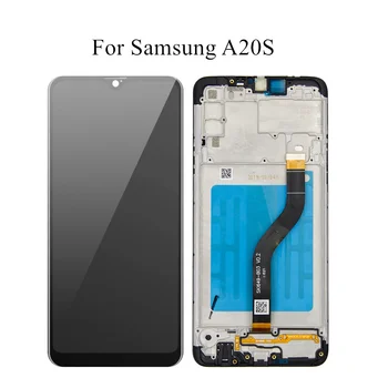 LCD Samsung Galaxy A10 A10S A20 A20S A20E LCD Ekrānu Nomaiņa Digitizer Montāža Ar Rāmi a10 a10S a20 a20S