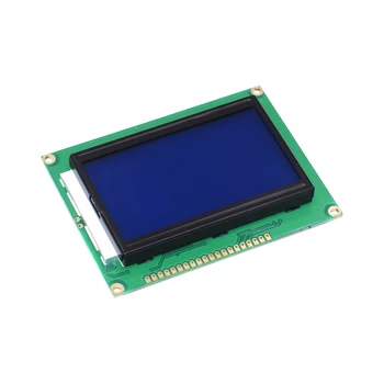 LCD Valde Dzeltens Zils Ekrāns 12864 128X64 5V Displejs ST7920 LCD Modulis Arduino