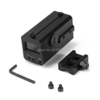 LE033 Montējams Mini Rangefinder Atbalsta austiņas Nolasīt Datus 700M Klāstu Nakts Riflescope Diapazona Meklētājs ar OLED Displeju