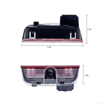 LED Auto Durvīm, Gaismas Pieklājīgi Projektoru Lampas VW Golf 5 6 7 Jetta Mk5 MK6 MK7 CC Passat B6 B7 B8 Tiguan T-ROC Scirocco R Līnijas