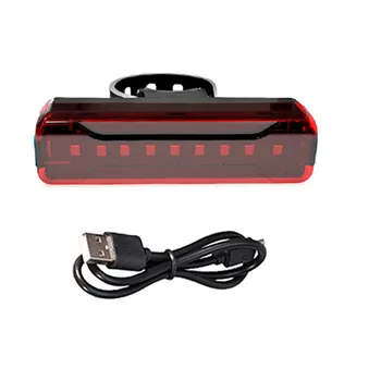 LED Bike Astes Gaismas Velosipēdu Drošība Velosipēdistu Brīdinājums Aizmugurējās Lampas Ūdensizturīgs USB Uzlādējams Lukturis Nakts Riteņbraucēju ekipējums #LR3