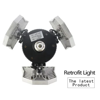 Led Deformējami Lampa 60W Garāžas light E27 LED Kukurūzas Spuldzes Radara Mājas Apgaismojums Augstas Intensitātes Autostāvvieta Noliktavu, Rūpniecības