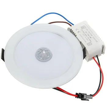 LED Downlight E27 7W PIR Kustības Sensoru 5730 SMD LED Spuldzes, Guļamistaba, Virtuve Iekštelpu LED Vietas Apgaismojums AC 85-265V