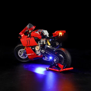Led Gaismas Komplektu Tehnika 42107 Tehnika Motociklu Rotaļlietas Modelis (nav iekļauts Bloki Komplektā)