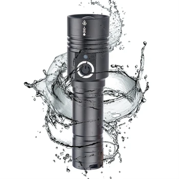 LED Gaismiņa Portatīvo XHP50 UVA UVC Tālummaiņas Lanterna 18650 Uzlādējams Akumulators Ūdensizturīgs Sterilizācija Lukturi Maskas, Dezinfekcijas
