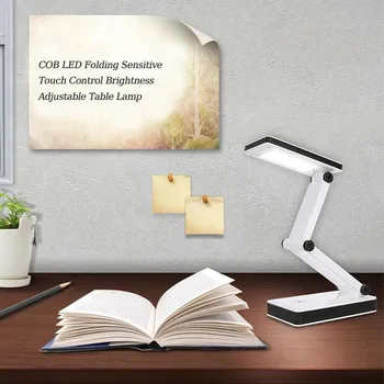LED Galda Lampa USB Lādējamu Creative Portatīvo Salokāmo Galda Acu LED Aizsardzību Guļamistaba Gaismas Galda Galda Lampa, Gaismas Stude X6N5