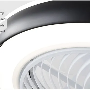 Led griestu ventilators ar gaismu 50 cm LIETOTNI smart tālvadības fani gaismas, ventilators, lampas, gaisa dzesēšanu, guļamistabas interjers mūsdienu
