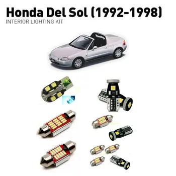 Led interjera apgaismojums Honda del sol 1992-1998 5pc Led Gaismas Automašīnām apgaismojuma komplekts automobiļu lukturi Canbus