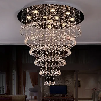 LED Kristāla Lustras restorāns lampas LED Lustras karājās stiepļu kristāla lampas lampas guļamistabas hotel apgaismojums bezmaksas piegāde