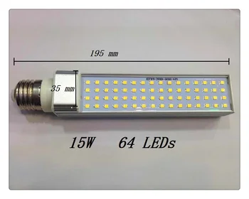 LED Lampada E27 G23 G24 PL led Kukurūzas lampas bombillas par downlight luz velas frio PLC 5W 7W 9W 12W 15W Spuldzes Gaismas 85-265V/AC