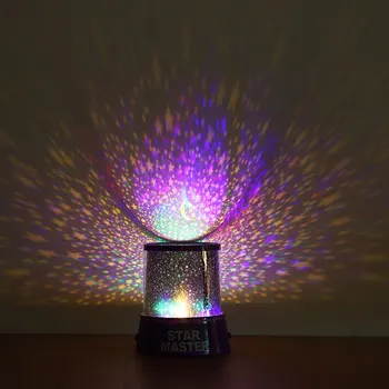 LED Nakts Gaismas Projektors Zvaigžņotām Debesīm Zvaigzne, mēness Master Bērniem Bērniem Bērnu Miega Romantiska krāsains Led USB Projekcijas lampas