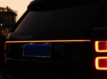 LED pagrieziena signāla platums gaismu Range Rover vogue stila 2012 2013 2019 Caur stumbra aizmugurējās lampas modificētu jaunu streamer astes gaismas
