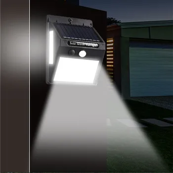 LED Saules Gaismas Āra Saules Lampas PIR Kustības Sensoru pie Sienas Gaismas Ūdensnecaurlaidīga Saules enerģijas Saules gaismā uz Ielas, Dārza Dekorēšanai