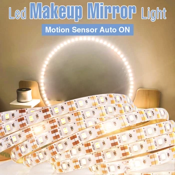 Led Strip Gaismas Sensors USB Led Gaismas Elastīga Apdare Lampas Lentes 5V Ūdensdrošs Led Sienas Sensoru Lampas Sloksnes 0.5 M 1M 2M 3M 4M 5M