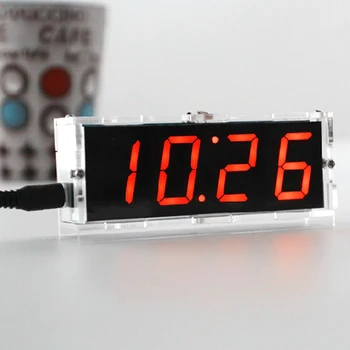 LED Taimeris Digitālais Displejs Elektronisko Pulksteni Pieņemšanas Komplekts 51 Single-chip DIY Ražošanas Piederumi programmētājs ar taimeris