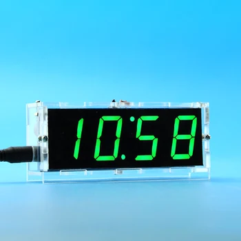 LED Taimeris Digitālais Displejs Elektronisko Pulksteni Pieņemšanas Komplekts 51 Single-chip DIY Ražošanas Piederumi programmētājs ar taimeris