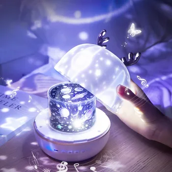 LED USB Zvaigžņu Gaismu Miega Romantiska Zvaigžņotām Nakts Debesīm, Projektoru Lampas, Dāvanu Valentīna Dienā Labākā dāvana Draudzenei