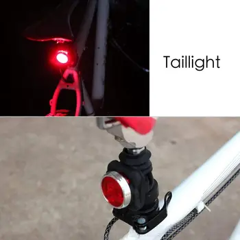 LED Velosipēda Lukturi Komplekts USB Lādējamu Viedo Sensoru Ūdensizturīgs, Velosipēdu Lukturu Taillight Lukturīša Gaismas Komplekti