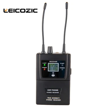 Leicozic Stereo In ear Monitor Sistēmas Profesionālo Bezvadu Monitoringa Iekārtām, kas Paredzētas Skatuves Dziedātāja Skaidru Skaņu 512-524/830-842Mhz