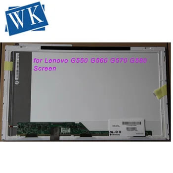 Lenovo G550 G560 G570 G580 Glancēts Ekrāns LCD Matrica Klēpjdatoru, 15.6 HD (1366*768 LED Displejs Paneļa Nomaiņa