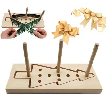 Lentes Bowknot Maker Koka Vainags Palocīdamies Pieņemšanas Instruments DIY Lentes Amatniecības Party Dzimšanas diena Dekorēšana Ziemassvētku Dāvanu