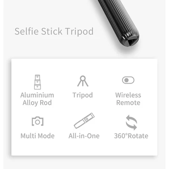LENVEE All-In-One Bluetooth Statīvs Kameras Statīva Mobilo Tālruni, kas Piemērots Gopro Sporta Kameru Selfie Stick Universal