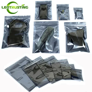 Leotrusting 100gab Anti Static Aizsargs Zip Lock Maisā ESD Anti-static Instrumentu Pack Soma Sevi Zīmogu Elektronisko Piederumi Somas