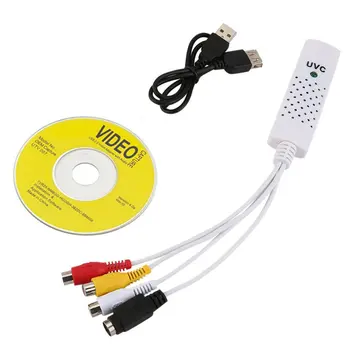 LESHP Portatīvo Easycap USB 2.0 Audio Uztveršanas Kartes Adapteri VHS uz DVD Video Converter For Win7/8/XP/Vista Augstas Kvalitātes