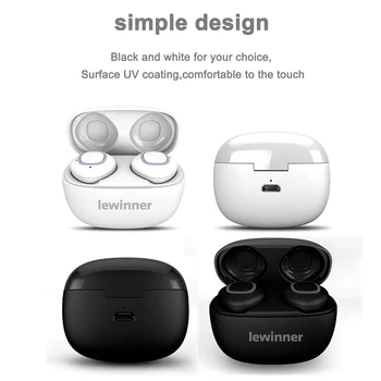 Lewinner V09 ūdensizturīgs TWS Earbuds Bluetooth Austiņas Bezvadu Austiņas, Dziļu Basu, Stereo Skaņas Sporta Austiņas Samsung Iphone