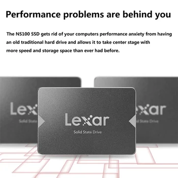 Lexar NS100 SATA SSD disks 240 GB, 512 gb un 256 gb SSD HD Cietā Diska HDD 2.5 Cietais Disks SSD SATA 128GB Solid State Drive klēpjdatoru