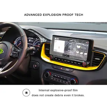 LFOTPP Par Ceed X 10.25 Collas 2019 2020 Auto Multimediju Radio Displeja Ekrāna Aizsargs, Plēve, Auto Interjera Aizsardzības Uzlīme