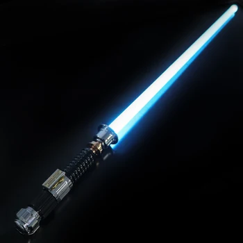 LGT Lightsaber -Obi-Wan Spēkā FX Smago Divkauju Gaismas Saber Bezgalīgs Krāsu Maiņa ar 9 Skaņas Fontus Jutīga Gluda Šūpoles