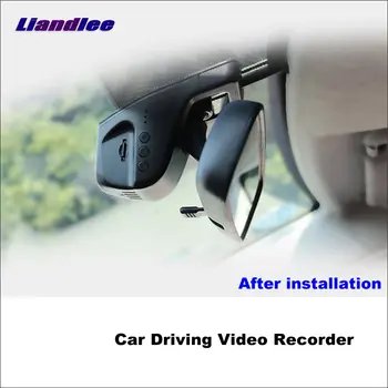 Liandlee Auto DVR Priekšējā Kamera Braukšanas Video ierakstīšana USB Spraudnis AUDI A4 B6 B7 2010-2018 Android Ekrāna AUTO Dashcam Antiradar