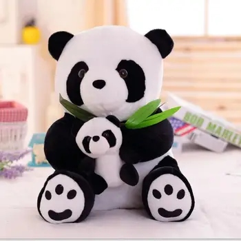 Liela izmēra Panda Lelle Plīša Rotaļlietas bērnu jābūt spilvens panda auduma lelle bērniem, rotaļlietas, bērnu dzimšanas dienas dāvana Bērniem