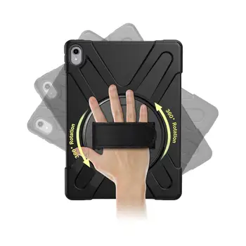 Lieljaudas Coque iPad 10.2 2019 7th Gen Gadījumā Bruņas 360 Rotācijas Rokas Siksniņa Silikona PVC iPad 10.2 Zīmuļa Vāciņš