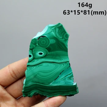LIELS! Dabīgais zaļais malahīts pulēta minerālu paraugu šķēle raupja akmens kvarca Akmeņi un kristāli, Dziedniecība crystal