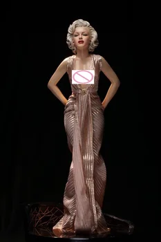 Liels Izmērs 40cm, Sexy Lady Star Kungi dod Priekšroku Blondīnēm Merilina Monro Statuja 1/4 Mēroga PVC Rīcības Attēls Kolekciju Modelis Rotaļlietas