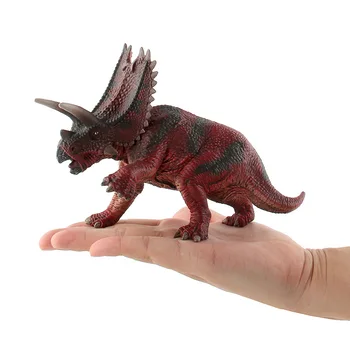 Liels Jurassic Dinozauru Simulācijas Dinozaura Modelis Rotaļlietas Pentaceratops Zālēdājiem Pūķis PVC Plastmasas Dzīvnieku Rotaļlietas Bērniem