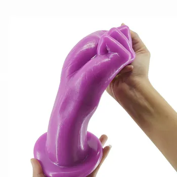 Liels un bieza dūri pievienojiet anālā dildo piesūcekni nav vibrators seksa rotaļlietas sievietēm pāris Milzīgo roku, fisting dildo liels Milzu butt plug