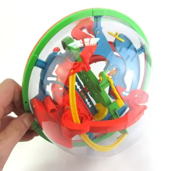 Lielā 100 Soļi 3D Magic Intellect Labirints Bumbu Dziesmu Puzzle Rotaļlieta Perplexus Episkā Spēle Bērniem Pieaugušo Magnētiskās Bumbiņas Rotaļlietas Bērniem