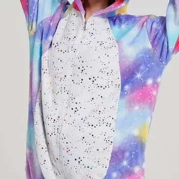 Lielās Meitenes, Zēni Unicorn Jumpsuits Sleepwear Onesies Licorne Dzīvnieku Pidžamas Bērniem Drēbes Ziemassvētku Pidžamu Tīņi 12 14 16 18Y