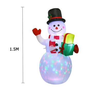 Lielās Piepūšamās Santa Claus, Sniegavīrs Lelles LED Nakts Gaisma Brīvdienu Puse Āra Dārza Jaunā Gada, Ziemassvētku Dekori Bērniem, Rotaļlietas, Dāvanas,