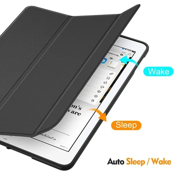 Lietā Par iPad 7 8 10.2 Gadījumā (2019. Gads 2020. Gadam Atbrīvot) A2198 iPad 10.2 Gadījumā, ja ar Auto Sleep/Wake un Zīmuļu Turētājs Stāvēt Vāciņu