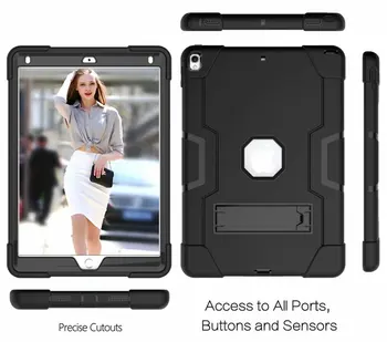 Lietā par Ipad Gaisa 3 10.5 2019 Triecienizturīgs Anti-Scratch Slim Fit Tablet Case Cover for Ipad Pro 10.5 A1701 A1709 Aizsardzības Lietās