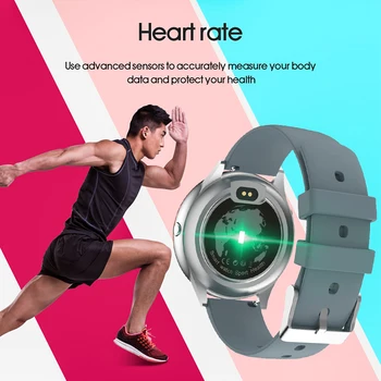 LIGE 2020 Jaunu Full Touch Screen Smart Skatīties Sieviešu vīriešu Sporta Sirdsdarbības Ātrums, asinsspiediens Ūdensizturīgs Smartwatch relojes inteligentes
